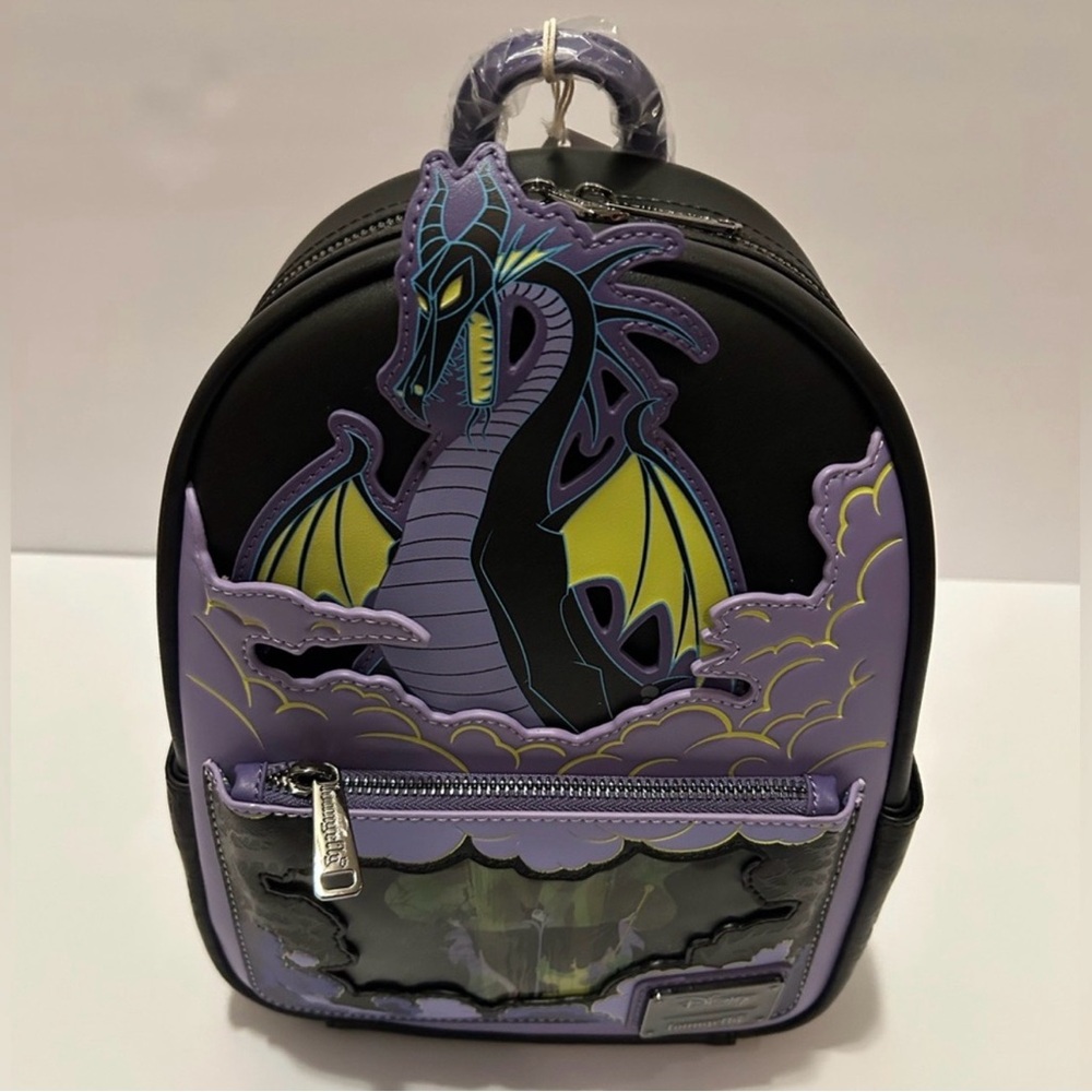 Loungefly Maleficent Dragon Lenticular Glow-in-Dark - Amazon Exclusive